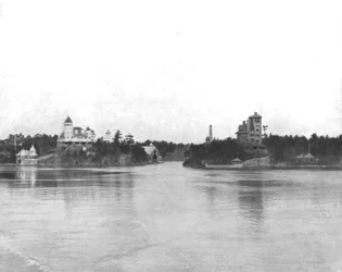 The Thousand Islands of the St Lawrence River, Kanada, c1900.