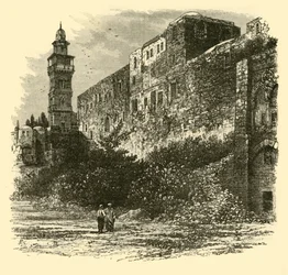 Antonia-tornet, Jerusalem, 1890.