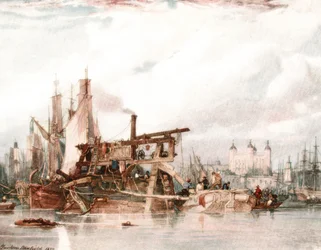 Towern i London, c1827, c1900.