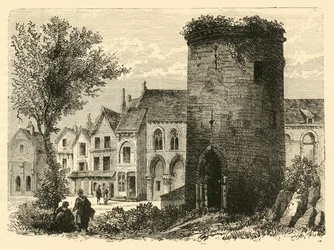 Louis Doutremers torn i Laon förstördes 1831, 1890.