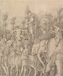 Caesars triumf: Elefanterna, ca. 1484-92.