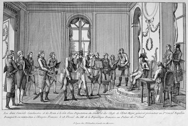 De två konsulerna Cambacérès och Le Brun utser Napoleon till kejsare, 1800-talet