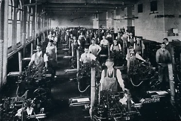 U.S.A. Government Printing Office driver också 126 gjutmaskiner, 1916