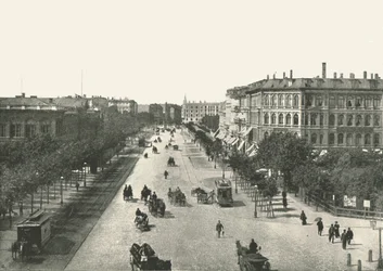 Vesterbrogade, Köpenhamn, Danmark, 1895.