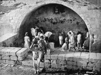 Jungfrubrunnen i Nasaret, 1926