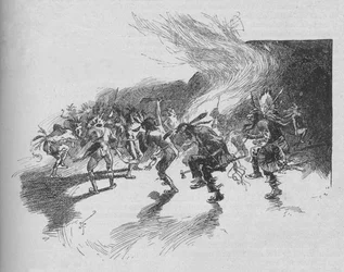 The Warriors Dans the War-Dance, 1902