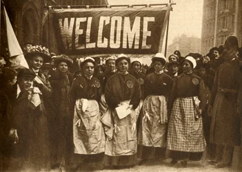 The Welcome to the Victims of Masculine Tyranny 1908, 1933.