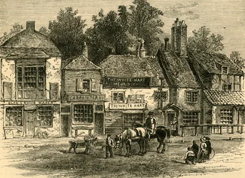 The White Hart, Knightsbridge, 1820, c1876.