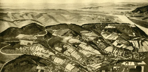 Wienerwaldvägen, Wien, Österrike, c1935.
