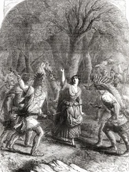 Bortförandet och det senare mordet på Jennie, även känd som Jane McCrea, av indianer år 1777 under det amerikanska frihetskriget.