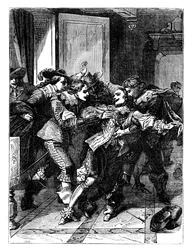 Mordet på hertigen av Buckingham, omkring 1902