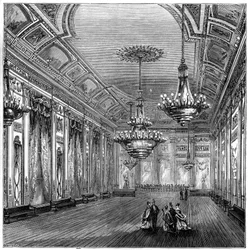 Balsalen i Williss Rooms, London, 1891