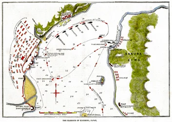 Kungliga flottans bombardemang av hamnen i Kagoshima, Japan, 1863