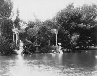 Den botaniska trädgården i Palermo Park, Buenos Aires, Argentina, 1927