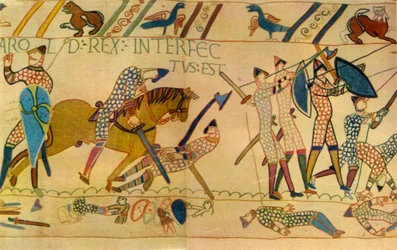 Harolds död i slaget vid Hastings, 1066, 1944.