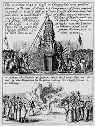 Förstörelsen av Cheapside Cross och bränningen av Book of Sports, maj 1643 1903