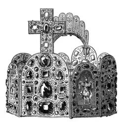Karl den Stores diadem, c800-talet, 1870