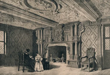 Salongen, Park Hall, Shropshire, 1915