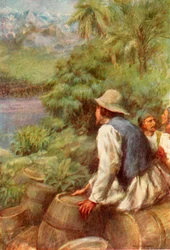 "Elefanterna kom som förväntat", 1917.