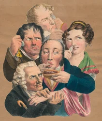 De fem sinnena, sent 1700-tidigt 1800-tal.