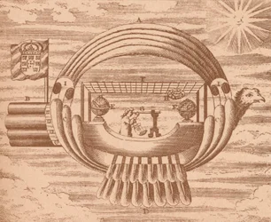 Det flygande skeppet, c1709 1919