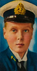 Den blivande kungen Edward VIII när han var kadett i Royal Navy, c1907-c1910 1935