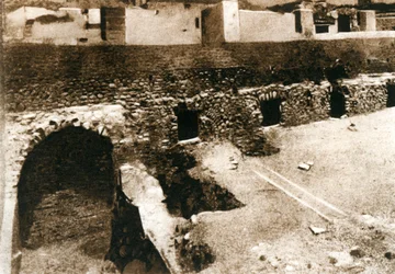 Den stora terrassen på criptoportico, Pompeji, Italien, c1900-talet