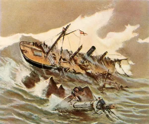 Gevärsskeppet Iltis förliste, 1896, 1936.