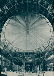 Den interna strukturen av luftskeppet R101, c1929 c1937