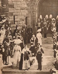 Prinsen av Wales investering vid Caernarvon Castle, 13 juli 1911 1935