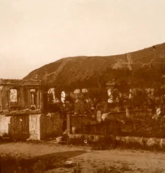 Kiosken, Metzeral, norra Frankrike, c1914-c1918