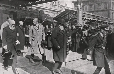 Den sista ögonblicksbilden av kung Edward, 1910.