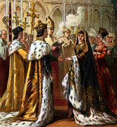 Henrik VII:s äktenskap, 1486, c1850