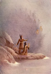 Dimmorna kom ner, och med dem det övernaturliga folket, 1914.