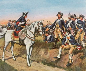 Morgonen efter attacken vid Hochkirch, 14 oktober 1758, 1936.