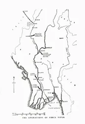 Operationerna av Force Viper, Burma, andra världskriget, 1942-1943 1944.