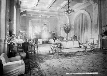 Mottagningssalen, Viceregal Lodge, Indien, 1900-talet