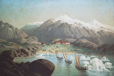 Den andra tyska nordpolära expeditionen till Arktis och Grönland 1869