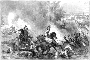 Utslaget av garnisonen i Jalalabad, Afghanistan, 1842