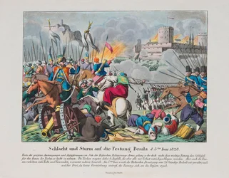 Stormningen av fästningen Brailov den 15 juni 1828, ca. 1830