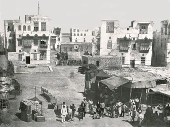 Postkontorets gata, Suakin, Sudan, 1895.