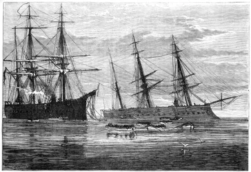 Vraket av HMS Vanguard, 1800-talet