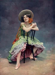 Varietéteater. - Paris Aux Varietes - Otero - Miss Lise Berty, 1904.