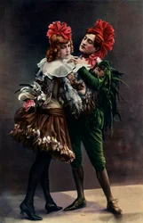 Varietéteater. - Paris Aux Varietes, 1904.