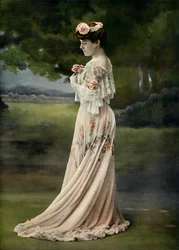 Vaudeville teater. - LEsboufe - Suzanne Despres, roll som Mme Richter-Mme Belgrand, 1904.