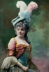 Municipal Theatre De La Gaite - Mme Rejane, rollen som Montansier. - The Montansier, 1904.