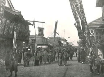 Teatergatan, Yokohama, Japan, 1895.
