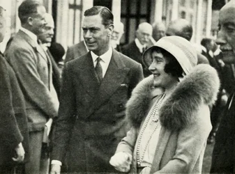 Deras majestäter vid Royal Agricultural Show, Southampton, 1932, 1937.