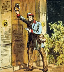 Det är Postmans knackning!, 1867.