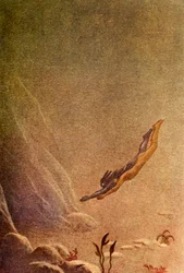 "De anlände till vattengudens boning", 1914.